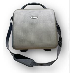 Delsey Hard Case Carry On‎ Luggage Shoulder Strap Combination Lock 13”x13”x8”